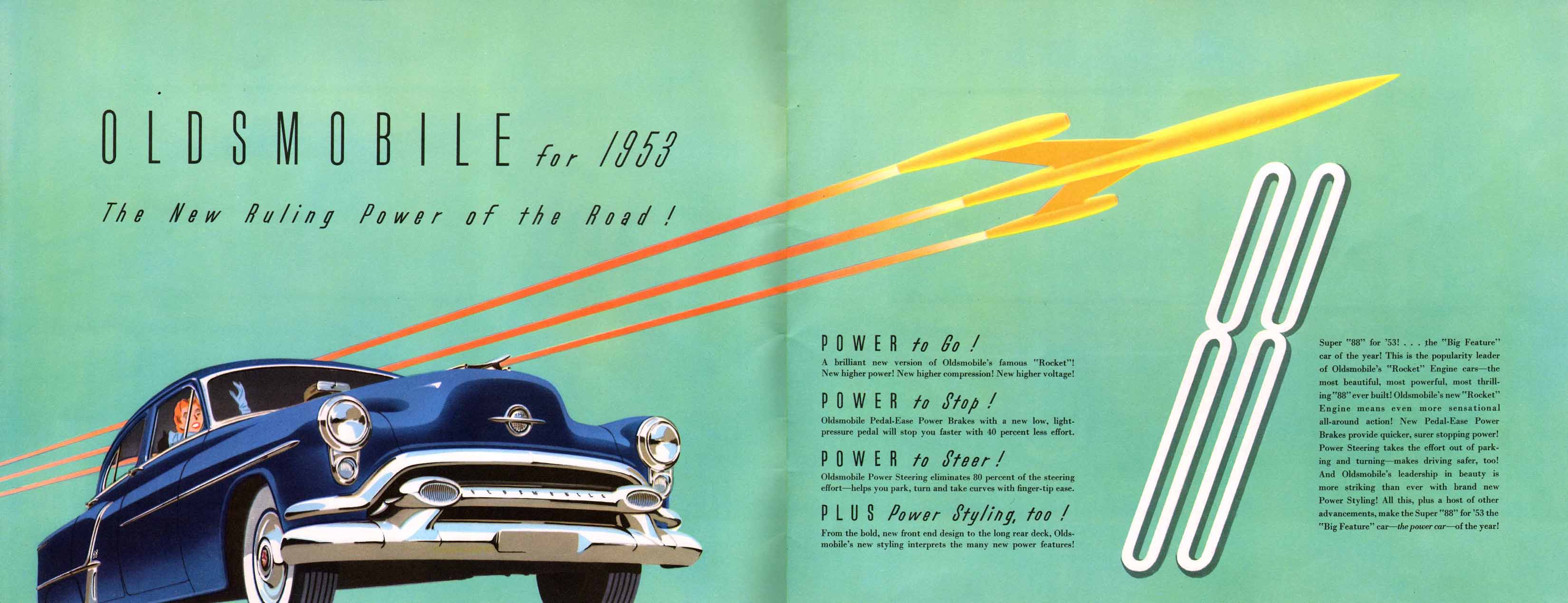 1953 Oldsmobile Motor Cars Brochure Page 11